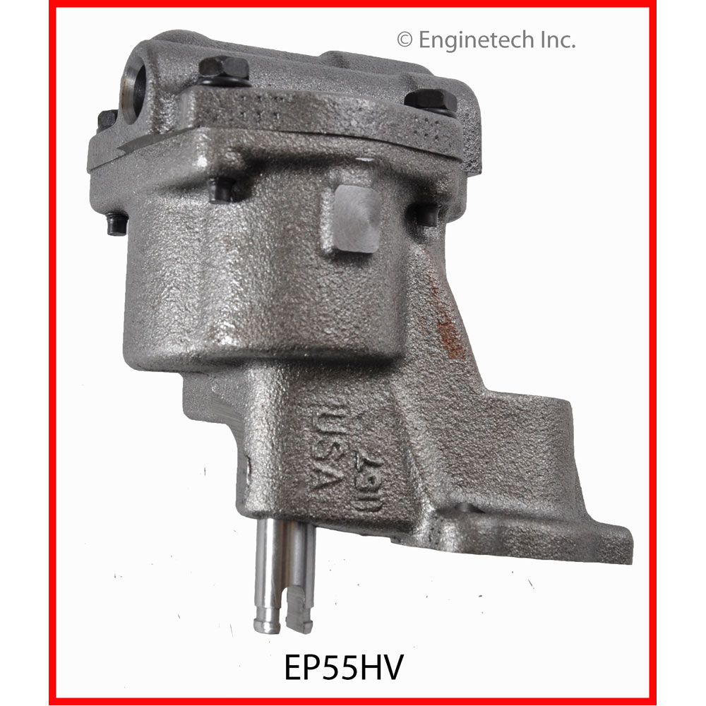 Enginetech Oil Pump EP55HV; High Volume, Standard Pressure for Chevy 262 to 400 