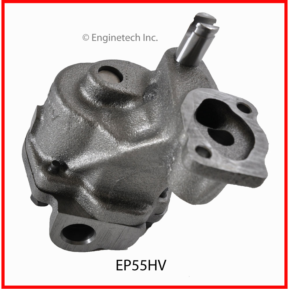 Enginetech Oil Pump EP55HV; High Volume, Standard Pressure for Chevy 262 to 400 
